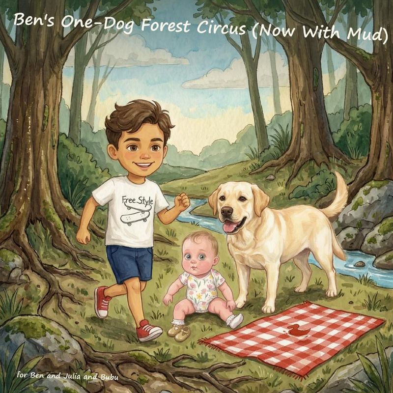 Sample cover: Ben's One-Dog Forest Circus (Now With Mud)